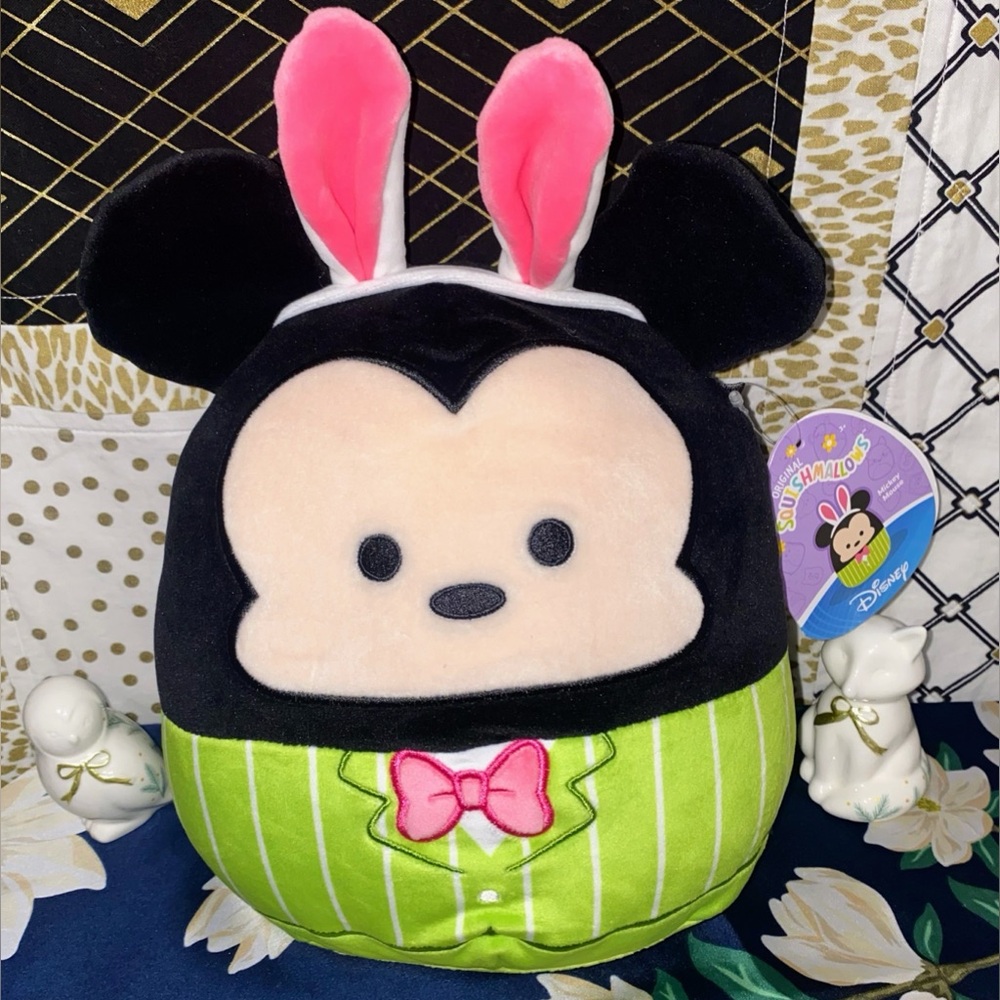 SQUISHMALLOWS MICKEY MOUSE WITH EARS N A TUXEDO PLUSH PILLOW TOY